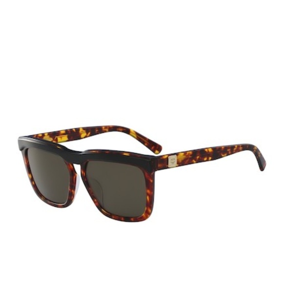 MCM Accessories - MCM Black Havana Square Sunglasses